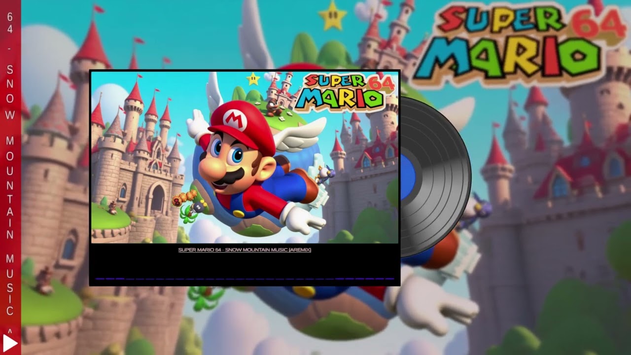 🎵 Super Mario 64 - Snow Mountain Music [ARemix]