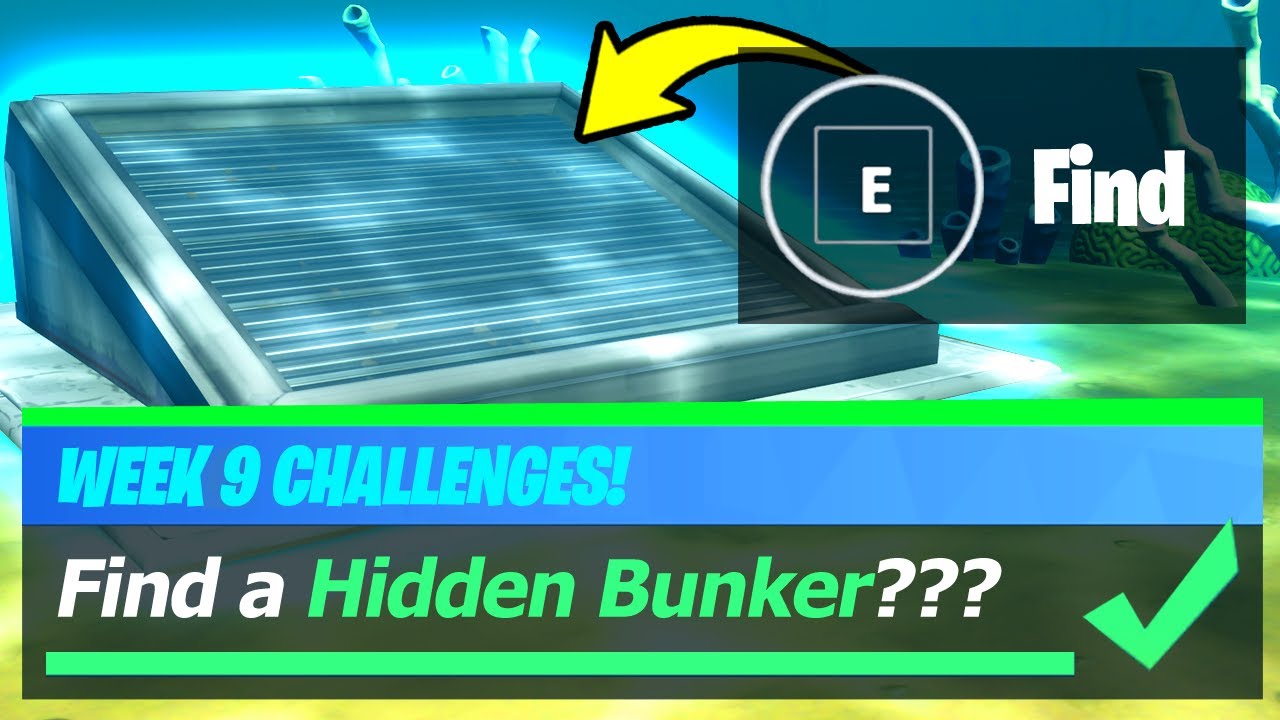 Find a hidden Bunker??? - Fortnite