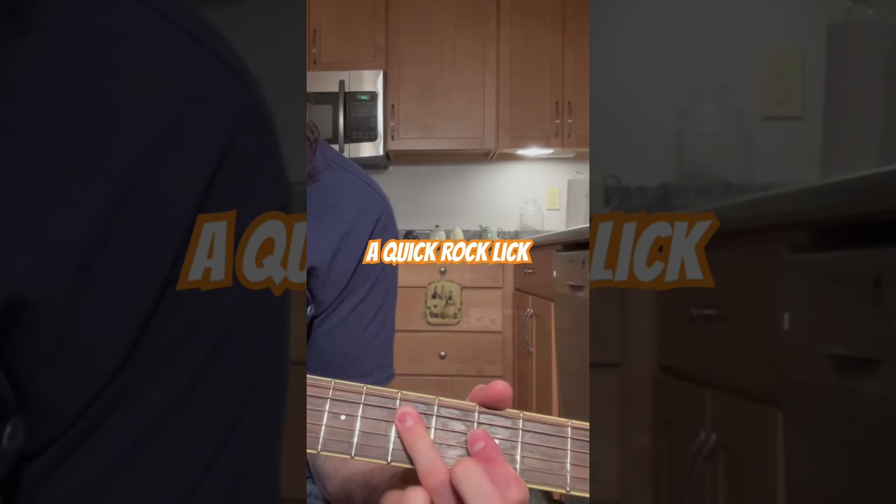 A quick ROCK lick by - Jason Chasse