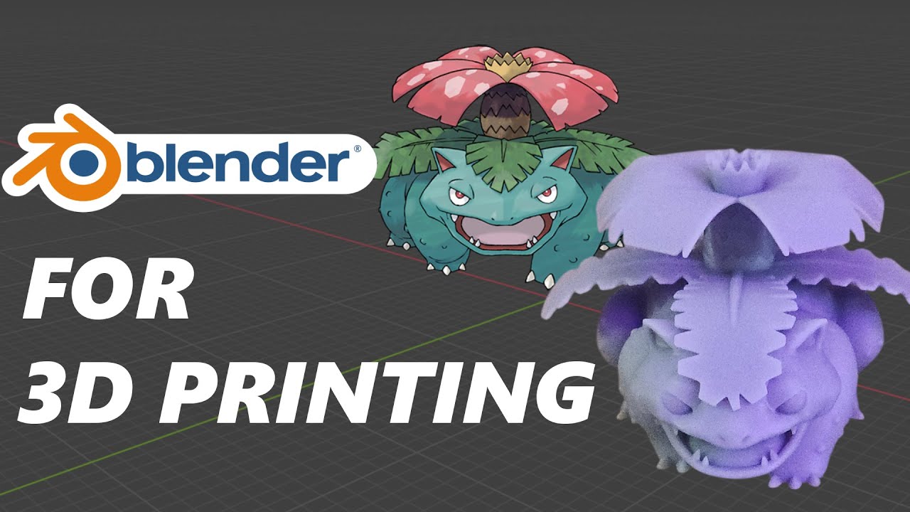 Sculpting in Blender for 3D printing - YouTube