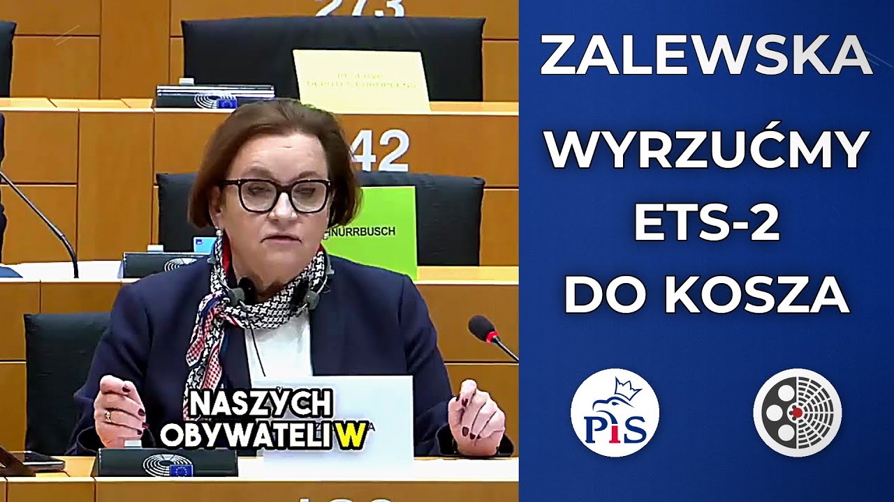 Anna Zalewska krytykuje ETS-2: wzywa do jego wyrzucenia
