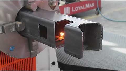 CNC PLASMA Tube cutting with the source XPR300