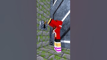 HELP THEM ESCAPE; OKARUN and JJ and JJ SISTER - Minecraft Animation #dandadan #shorts #fypシ