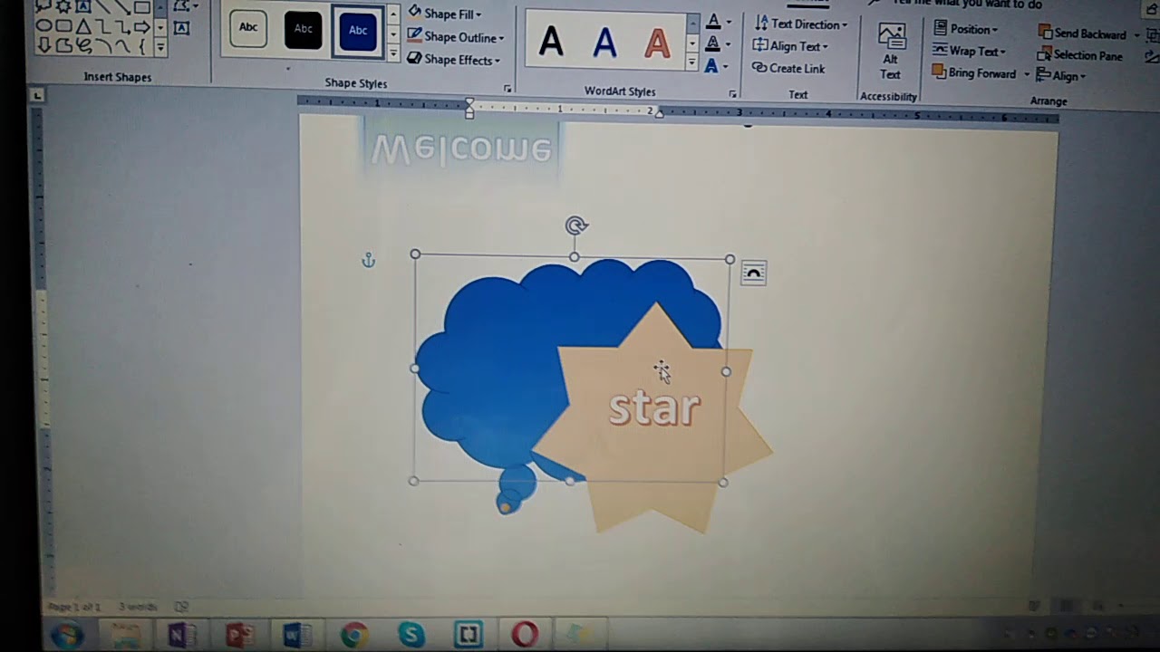 class 5 computer lec#5 insert shape and pictures page#31 34 - YouTube