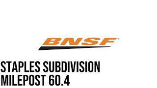 BNSF Defect Detector Staples Subdivision 