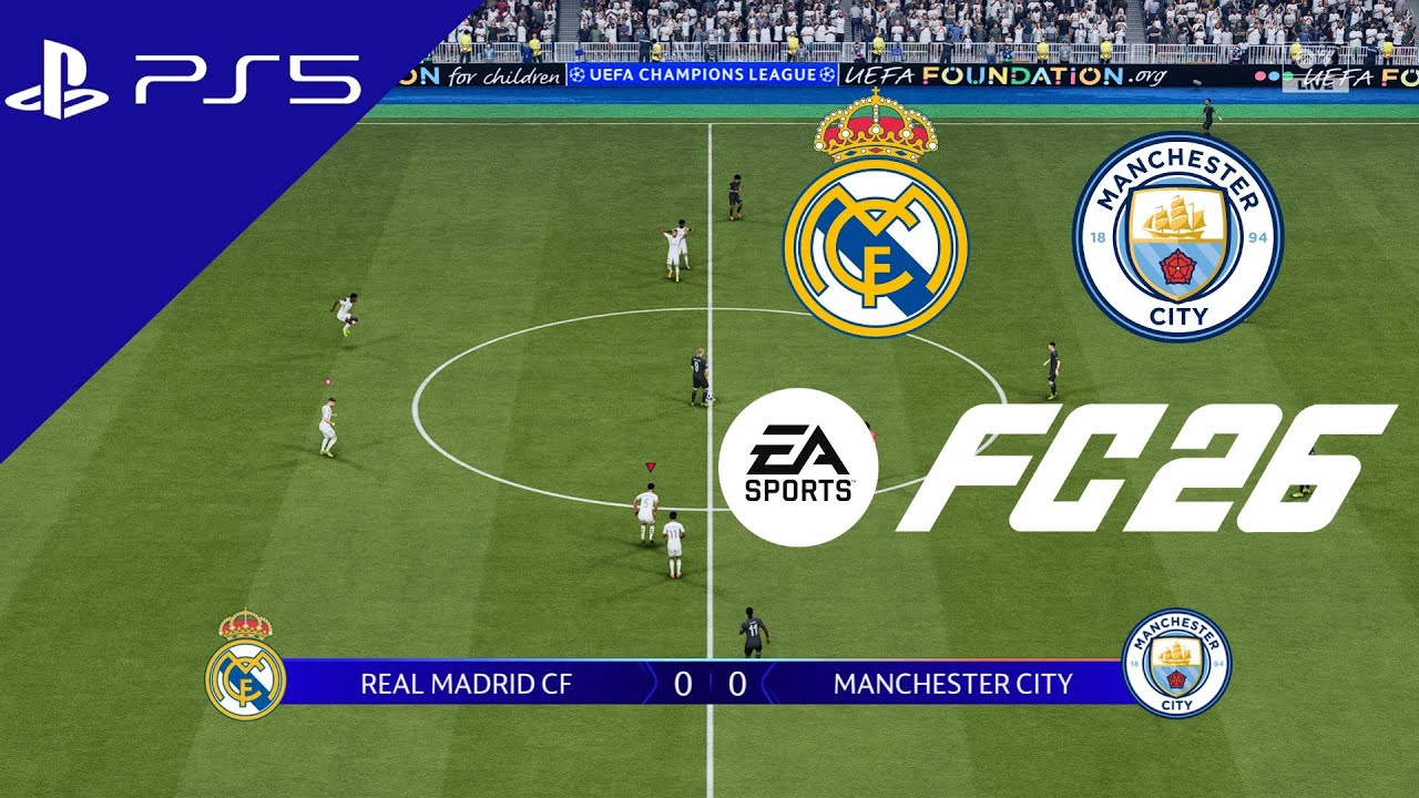 FC 26 - Real Madrid vs. Manchester City - UEFA Champions League 25/26 Full Match | PS5 [4K60 FPS]