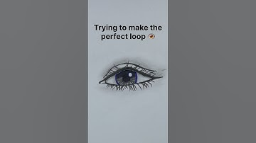 Trying to make the perfect eye loop 👁️ #shorts #loop #viral #eye #fypシ