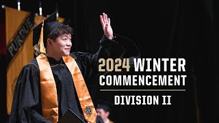 2024 Purdue Winter Commencement - Division II