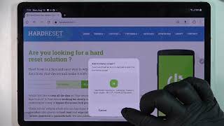 Samsung Galaxy Tab S9   How To Add Website Shortcut Icon