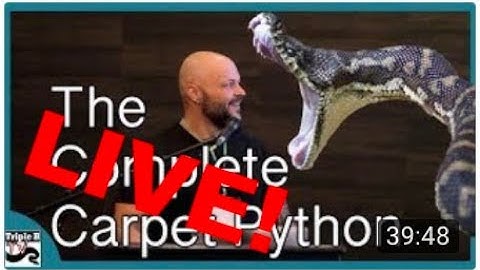 Nick Mutton, Author of The MORE Complete Carpet Python - Triple B TV Ep.310