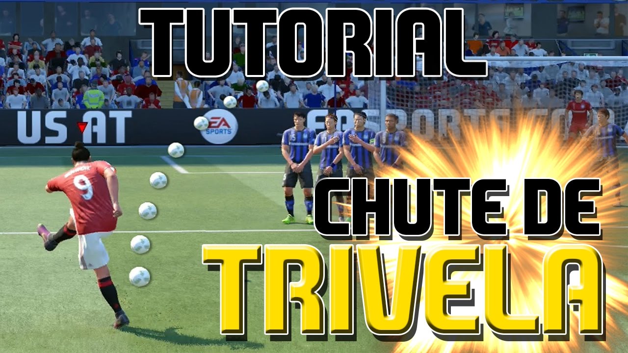 TUTORIAL COMO CHUTAR DE TRIVELA FIFA17 - PARTE 1