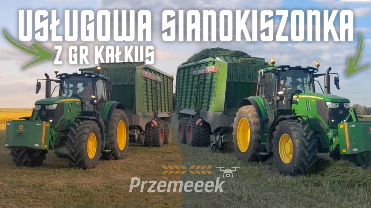 ☆Usługowa Sianokiszonka 2025☆🔥John Deere daje miodu🔥☆John deere 6175m & Fendt Tigo75☆GR KAŁKUS☆