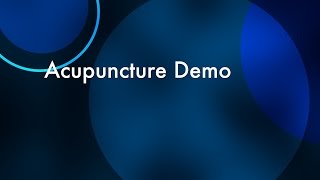 Acupuncture Demo Dr Danny Lai Oxnard CA