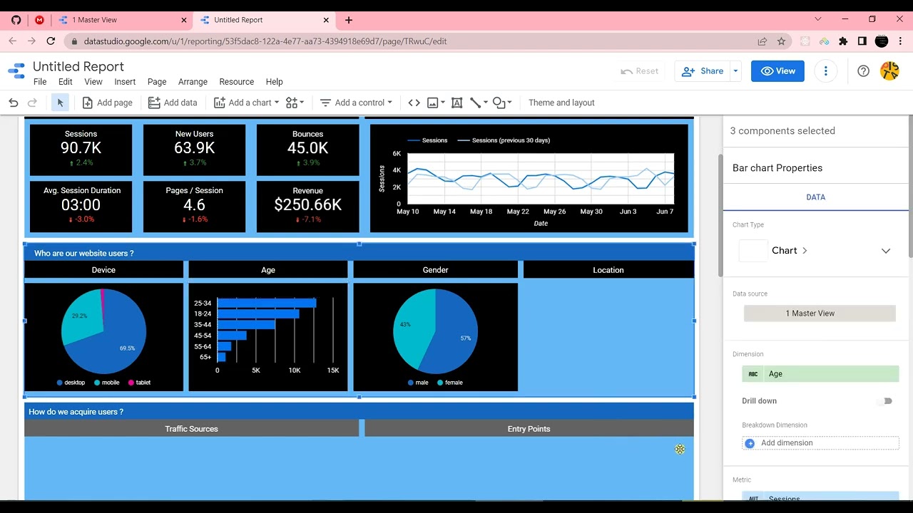 Google Data Studio - جلسه دهم