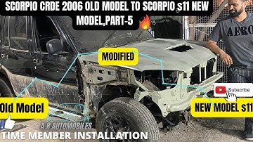 Scorpio crde 2.6 modified | scorpio modification | old model converting To New model Only At 1 Lakhs