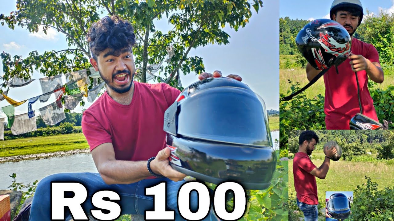 Cheap Helmet Strength Test | Rs 100 