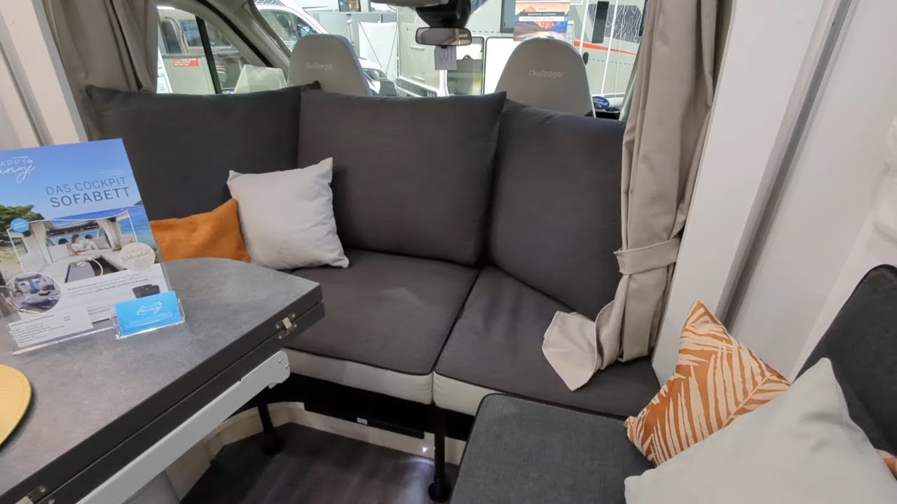 Die Happy Lounge. Das SofaBett im Wohnmobil. | #cmt23