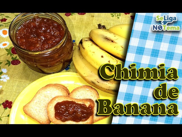 Como fazer doce de Banana ( geleia ou Chimia ) Caseiro! 
