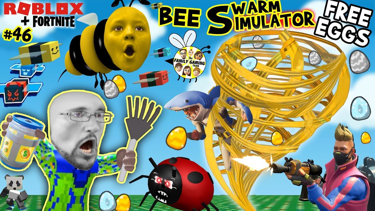 Roblox Bee Swarm Simulator Free Eggs From Fortnite Fgteev Honey - roblox name robux roblox name fgteev