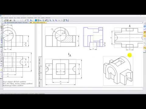 Autodesk Inventor Построение трехмерной модели и создание чертежа по модели (Дми