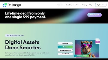 Re-Image Lifetime Deal - Properly images optimizing solution