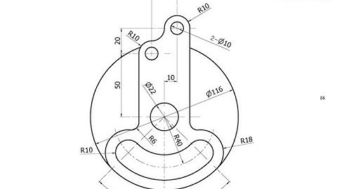 T-Flex CAD 15 2D - Exercise 86