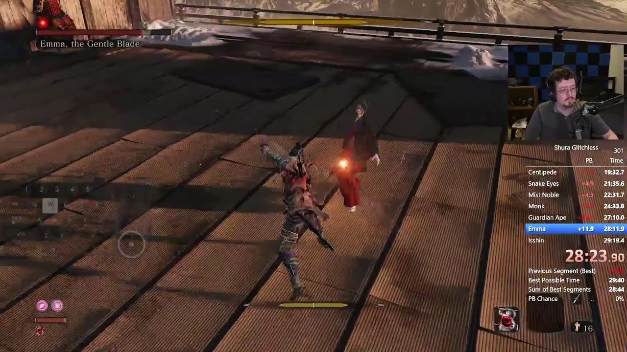 Sekiro Shura Glitchless Speedruns for Sub 29:15