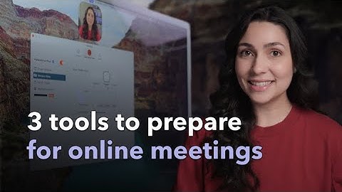 Prepare for your online meetings with these 3 tools with @MarinaTech