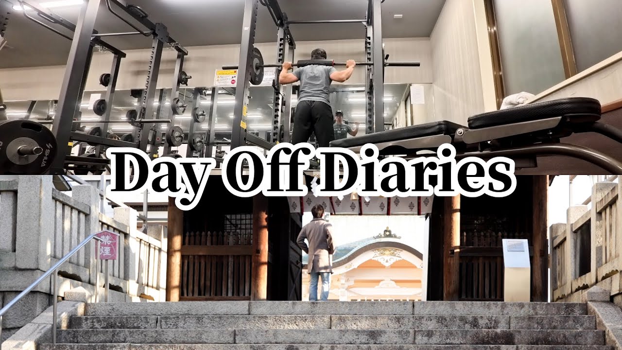 Day Off Diaries | Workout&Temple | Japan | Vlog