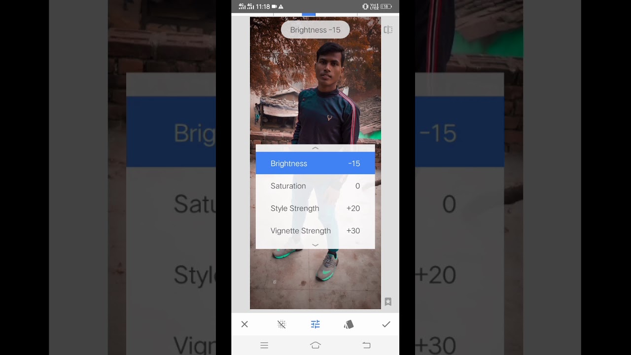 Snapseed Editing  Red  Lazer Light Effect