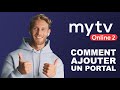 Bote android formuler  comment ajouter un portal avec mytvonline