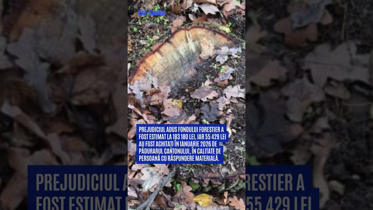 Pădurarul n-a raportat tăieri ilicite, iar controlul ar fi fost în urma sesizărilor din teritoriu