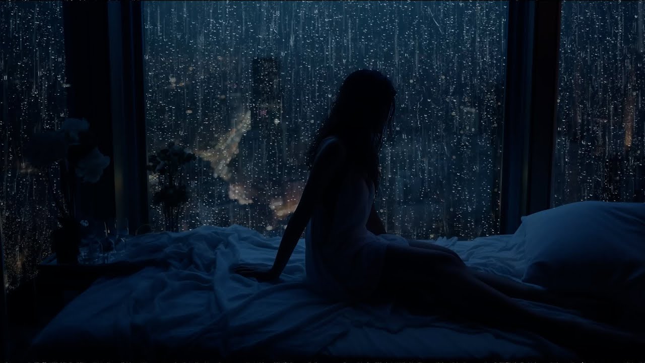 Sleep Soundtrack with Rain and Thunder | Serene Song for a Peaceful Slumber
