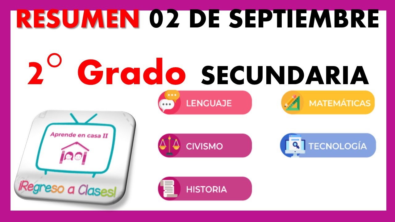 Respuestas De Aprende En Casa 2 De Secundaria www.youtube.com