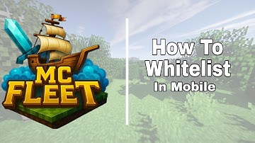 How To Whitelist In MC FLEET Server In Mobile || MC FLEET SERVER || Gamerfleet Server