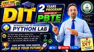 DIT Python Lab 18 | Replace Value 20 with 200 in Python List | PBTE DIT Python Practical 2026 | PBTE