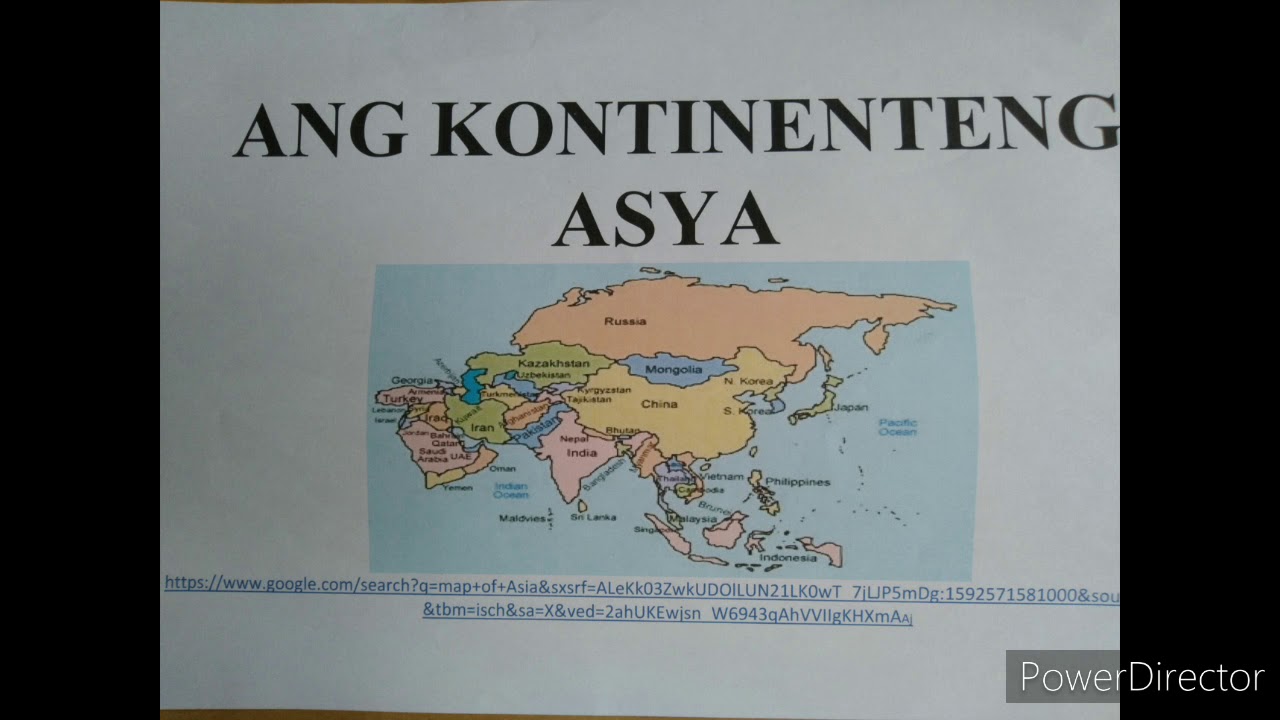 Ang Kontinenteng Asya by Lucy Misa - YouTube