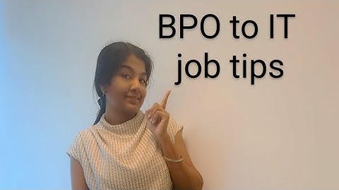 Tips to Switch from BPO to IT. #BPOtoITjobs
