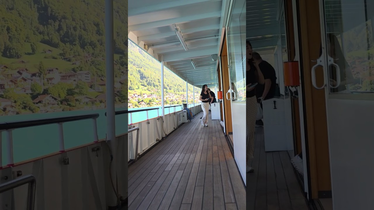 Spectacular cruising on Lake Brienz, Switzerland.