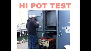 what is the procedure for hi pot test | why we use dc hi pot for cable