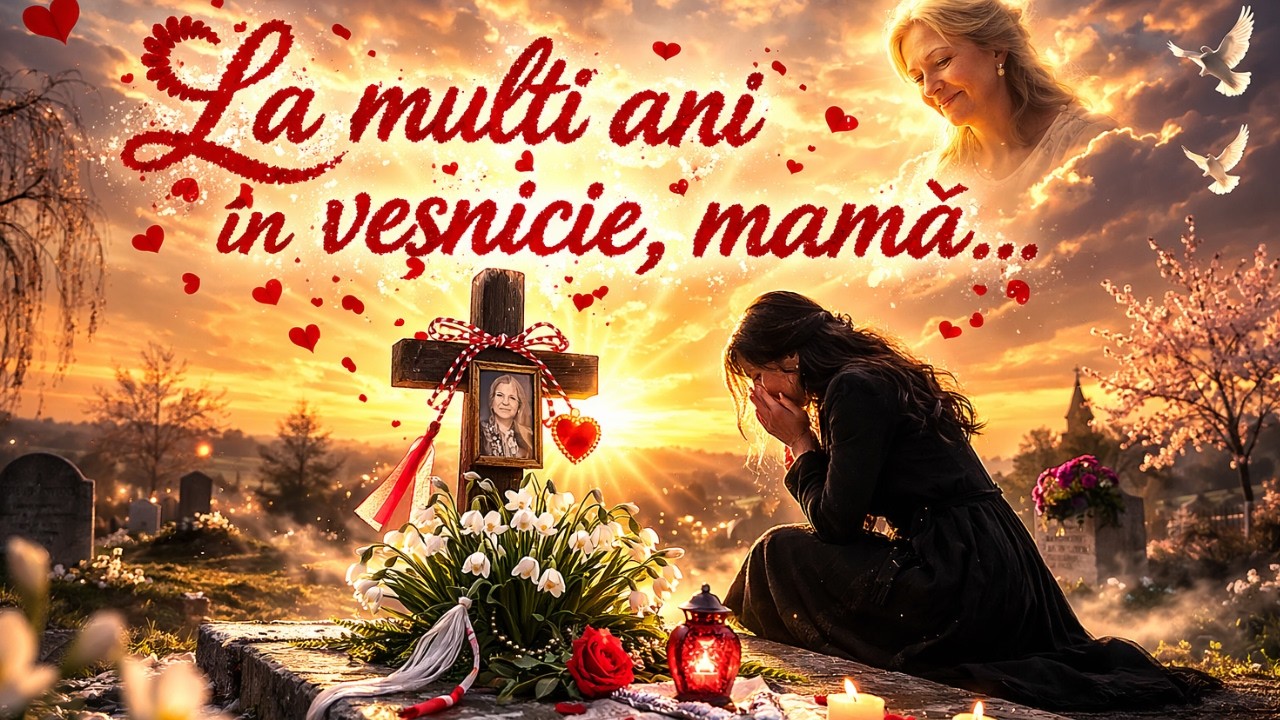 La mulți ani în veșnicie, mamă 🌷Cântec de primăvară plin de dor 💔