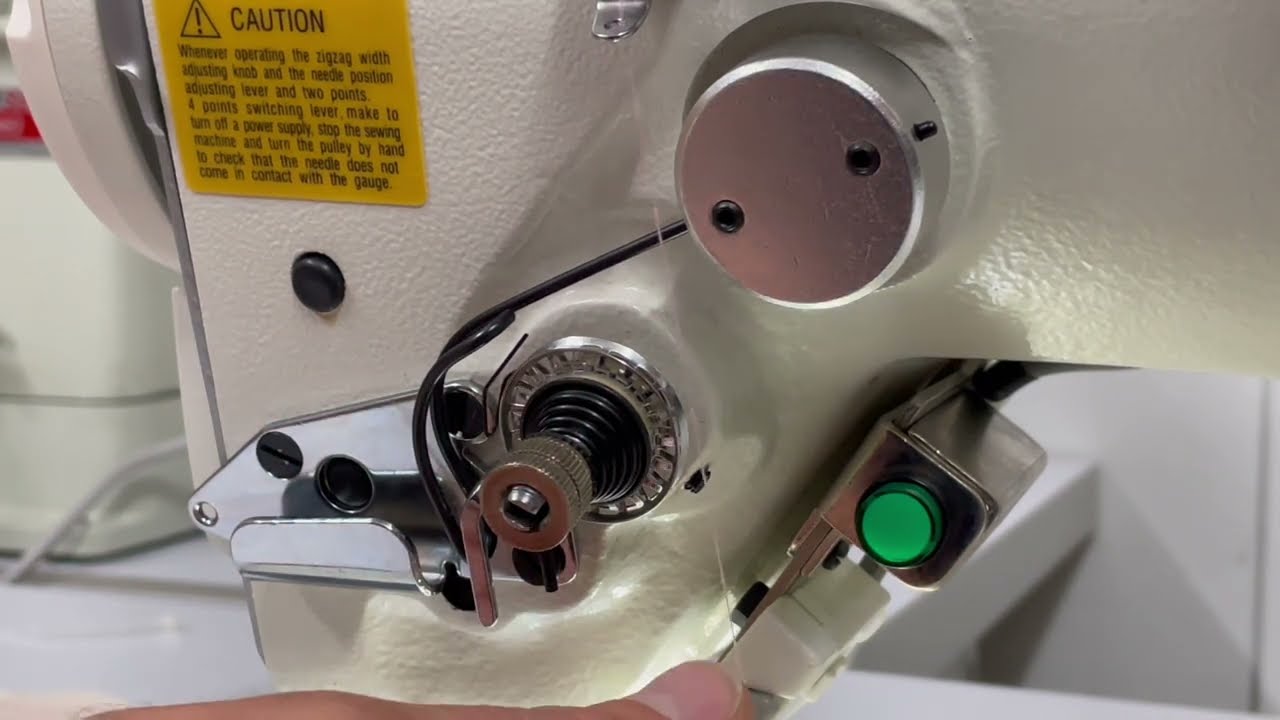 How To Thread The Prosew PS-2290-SR-7/P Industrial Zig Zag Sewing