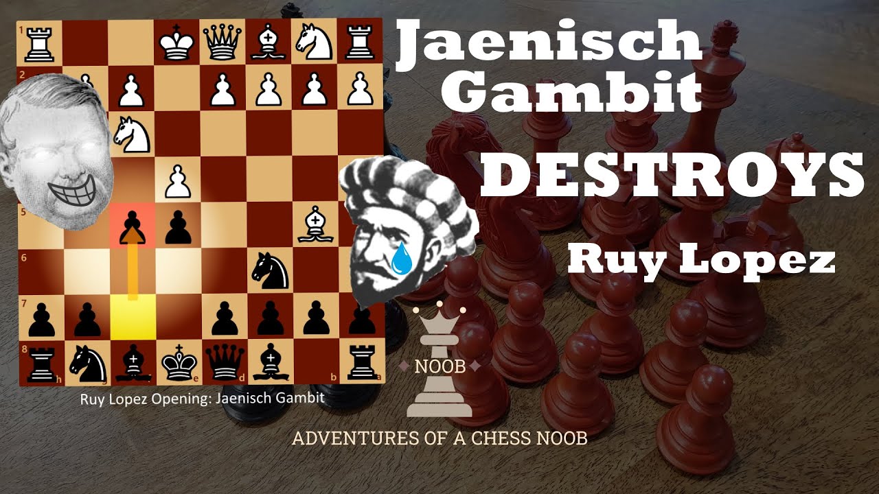Jaenisch Gambit destroys the Ruy Lopez Opening! – Adventures of a Chess Noob