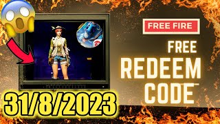 FF REDEEM CODE TODAY 31 AUGUST redeemcodefreefiretoday redeemcode