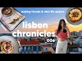 spring days in lisbon 💐 what i eat, making friends &amp; mini life update | lisbon chronicles