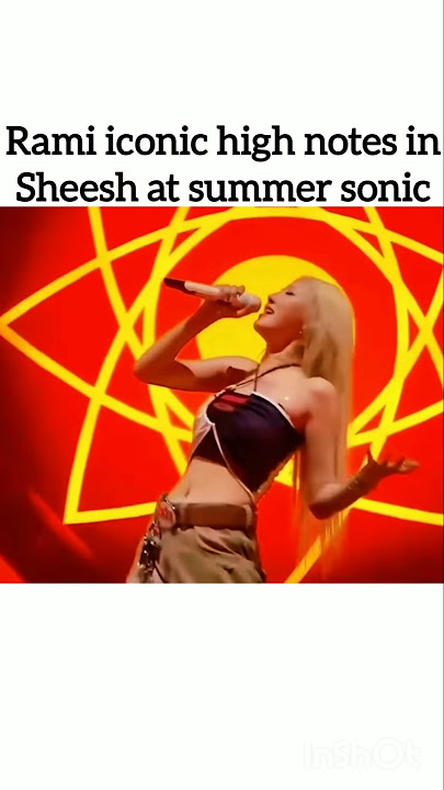 Rami iconic high note in Sheesh at summer sonic #babymonster #rami #sheesh #trendingshorts