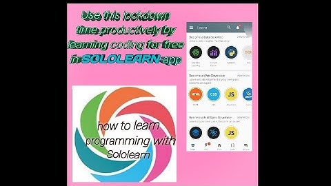 Learn coding for free with SOLOLEARN!