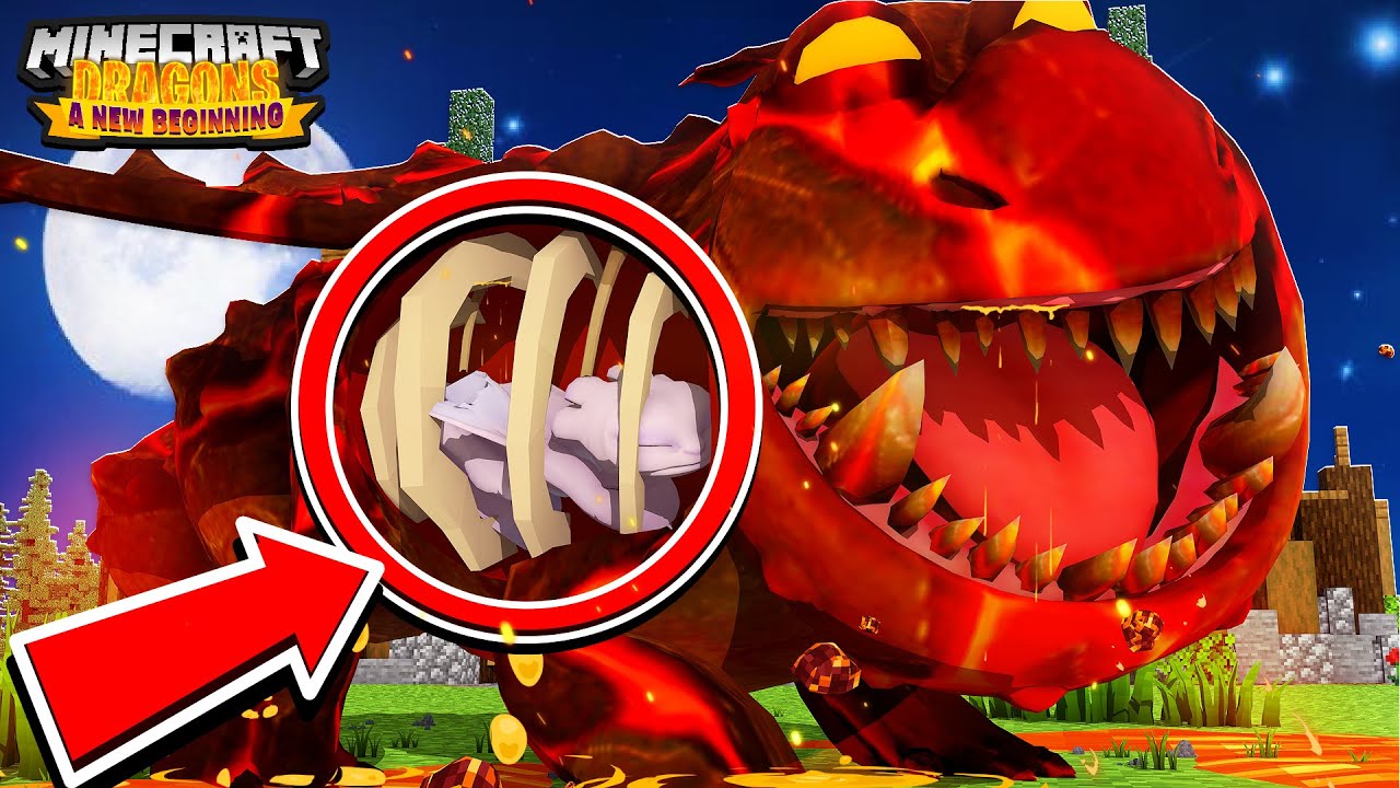 Minecraft DRAGONS - THE TITAN WING GRONKLE EATS OUR LIGHTFURY!
