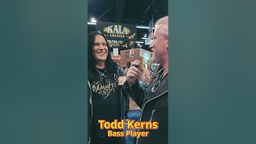 Todd Kerns (Slash’s bass player) interviewed at the Namm Show 2025 - Savarez TV