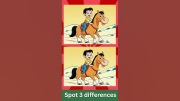 Spot 3 Differences🔍 |Only Genius can find it #findthedifference|Fun Puzzle